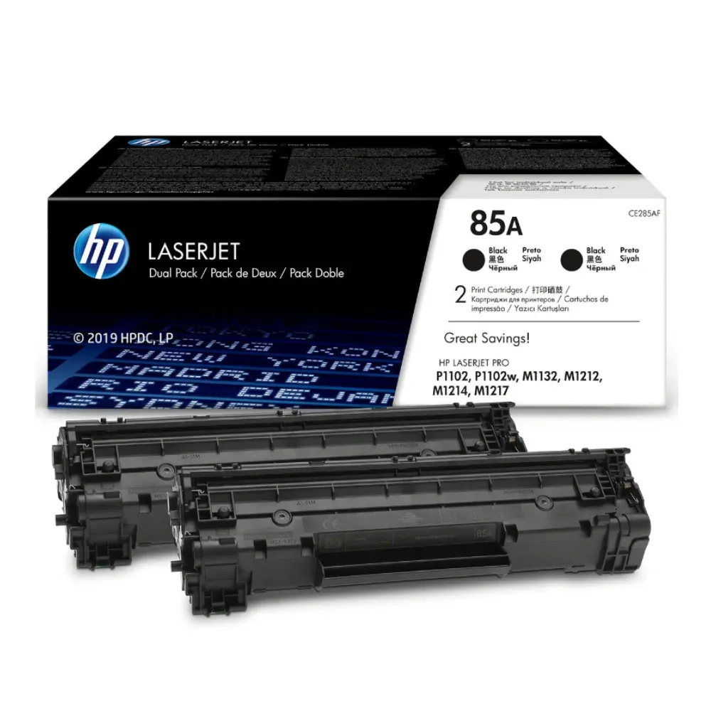 HP 85A Black Original LaserJet Toner Cartridge CE285A